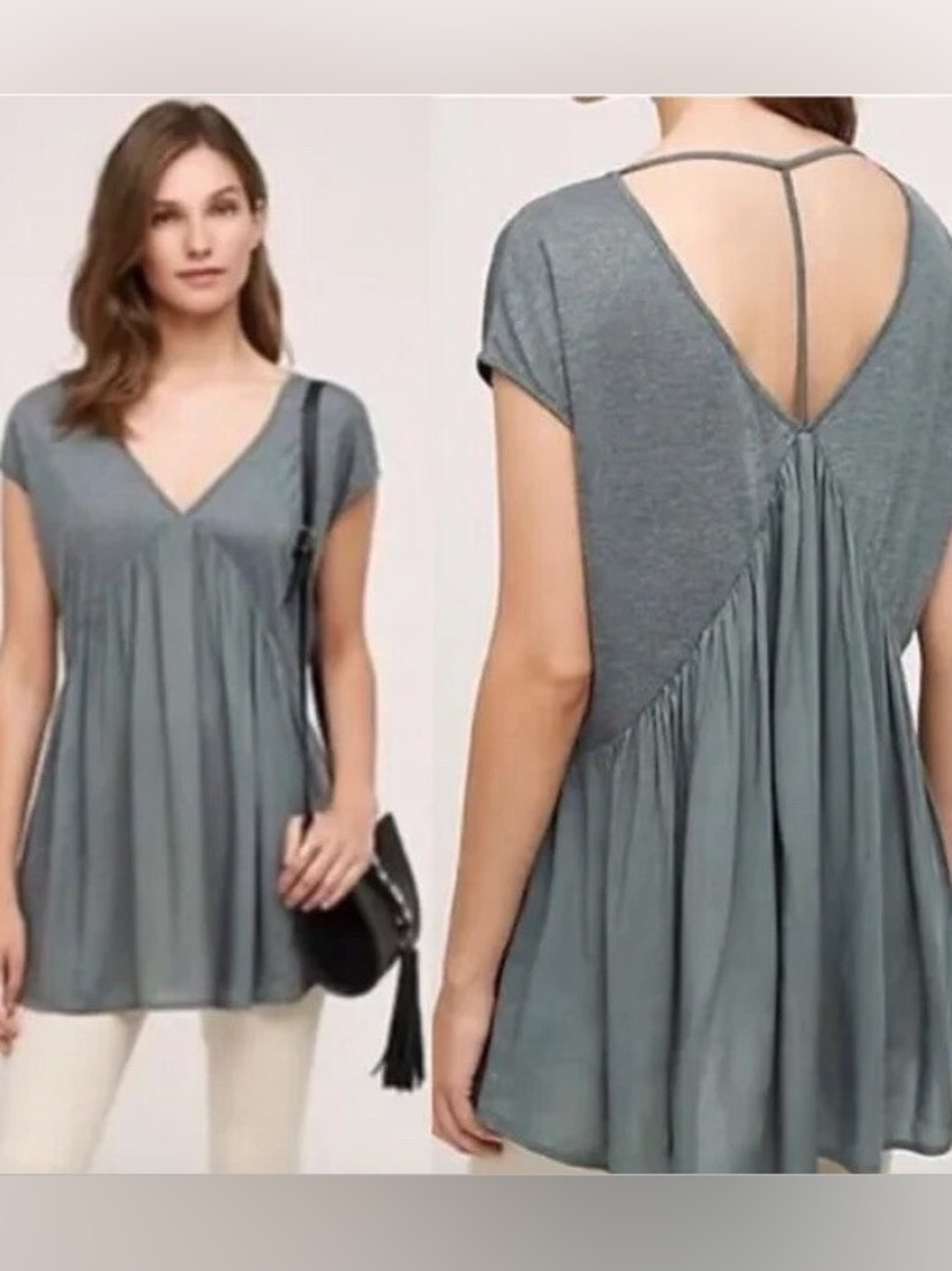 Anthropologie | Meadow Rue Trapeze Top S